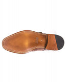 Sapatos Fivela 100% Pele em Castanho