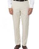 Light Beige Classic Trousers Regular 100% Cotton