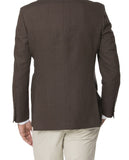 Dark Brown Sports Jacket 100% Linen
