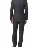 Dark Grey Suit Regular Birdseye 100% Wool