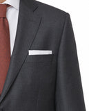 Dark Grey Suit Regular Birdseye 100% Wool