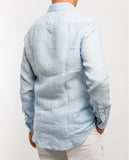 Light Blue Casual Shirt 100% Linen