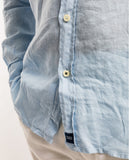 Light Blue Casual Shirt 100% Linen