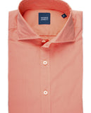 Camisa Casual 100% Algodão em Cor de Laranja Claro