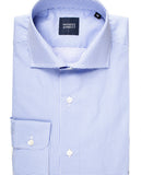 Camisa Clássica 100% Algodão em Azul Claro