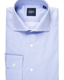 Camisa Clássica 100% Algodão em Azul Claro