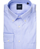 Camisa Clássica 100% Algodão em Azul Claro