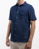 Dark Blue Casual Shirt 100% Cotton