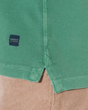 Green Long Sleeve Polo 100% Cotton
