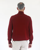 Camisola Gola Alta 100% Lã Merino em Bordeaux