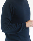 Dark Blue Turtleneck 100% Merino Wool